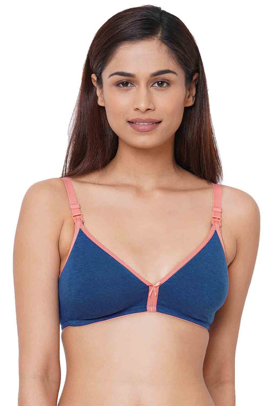 Organic Cotton Antimicrobial Soft Nursing Bra-IMB006A
