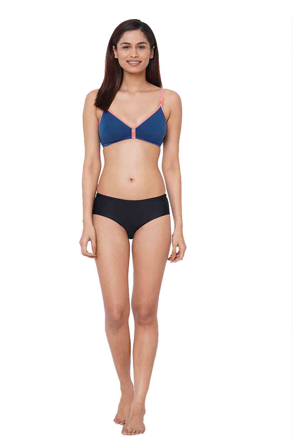 Organic Cotton Antimicrobial Soft Nursing Bra-IMB006A