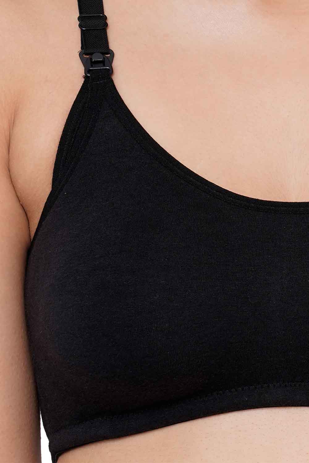 Organic Cotton Antimicrobial Soft Nursing Bra-IMB004E
