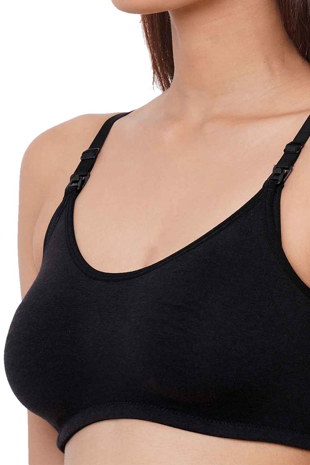 Organic Cotton Antimicrobial Soft Nursing Bra-IMB004E