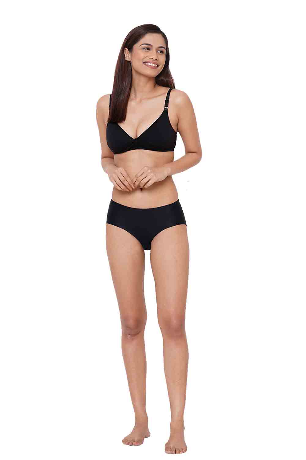 Organic Cotton Antimicrobial Feeding Bra-IMB006D