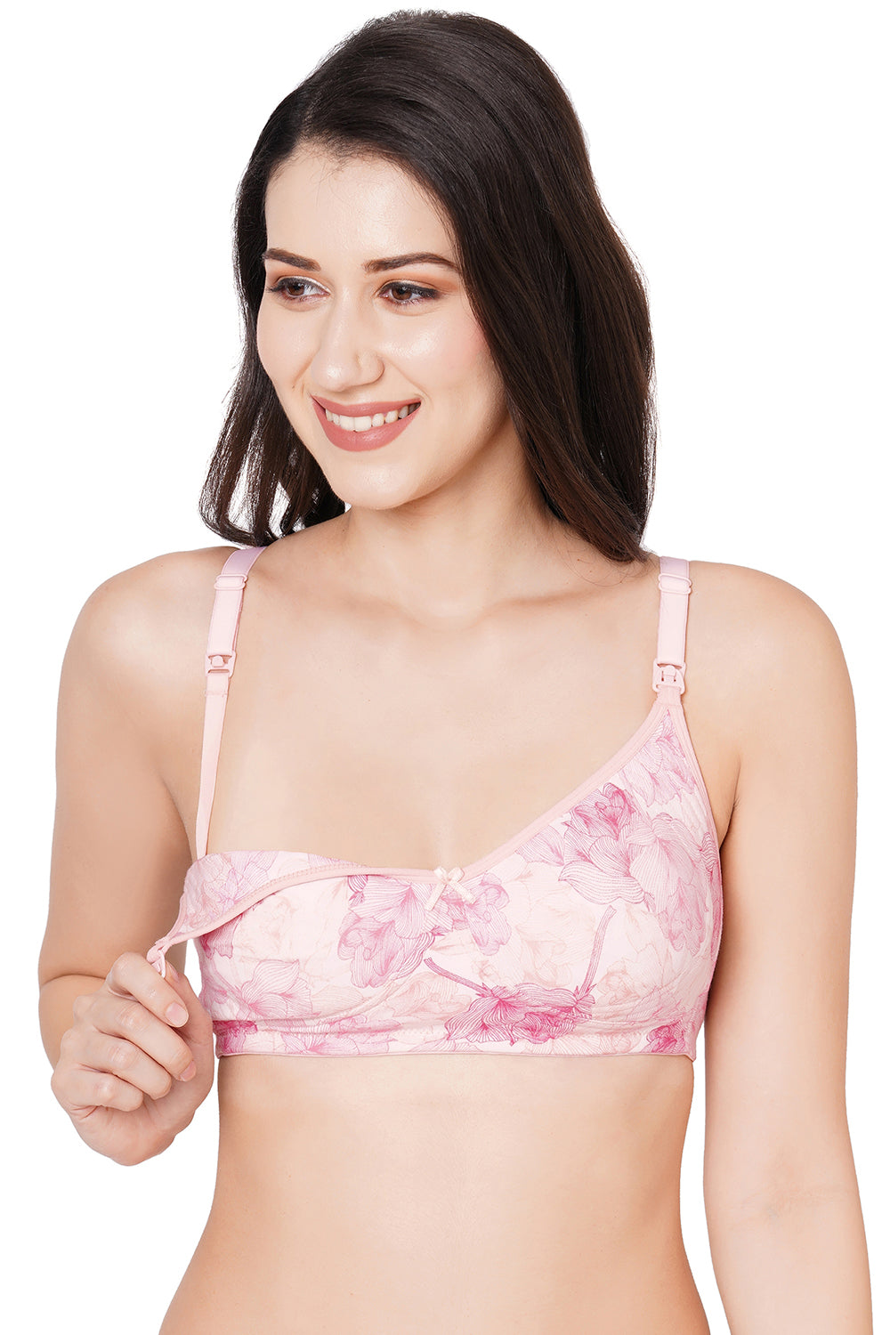 Organic Cotton Antimicrobial Soft feeding Bra-IMB005G