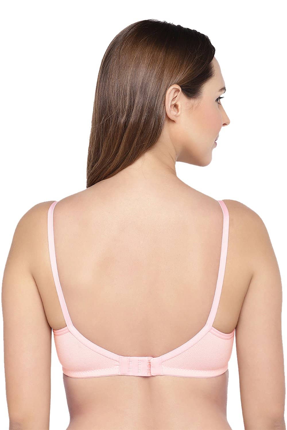 Organic Cotton Antimicrobial Seamless Triangular bra-ISB002-Pink-