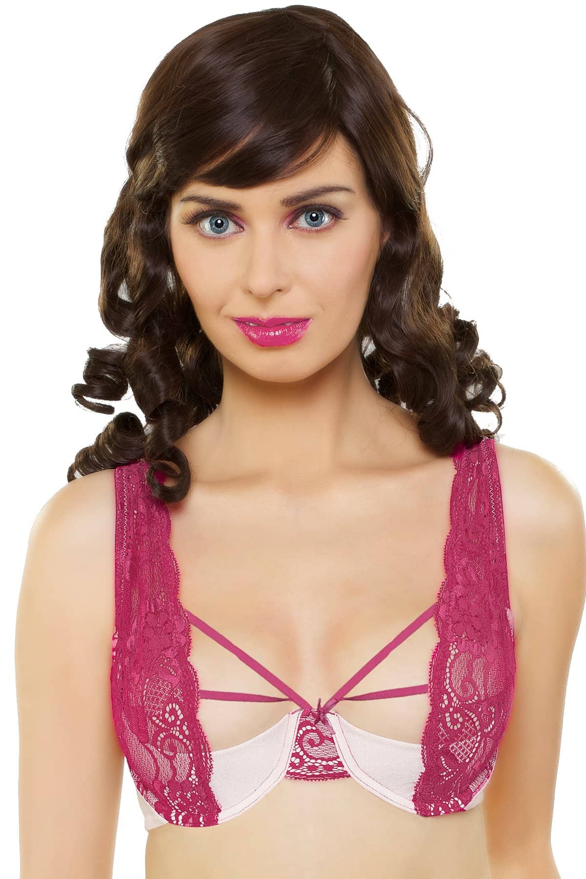 Organic Cotton Antimicrobial Front laced Lightly Padded Wired Bra(Pack of 3)-ISB050_50_50-