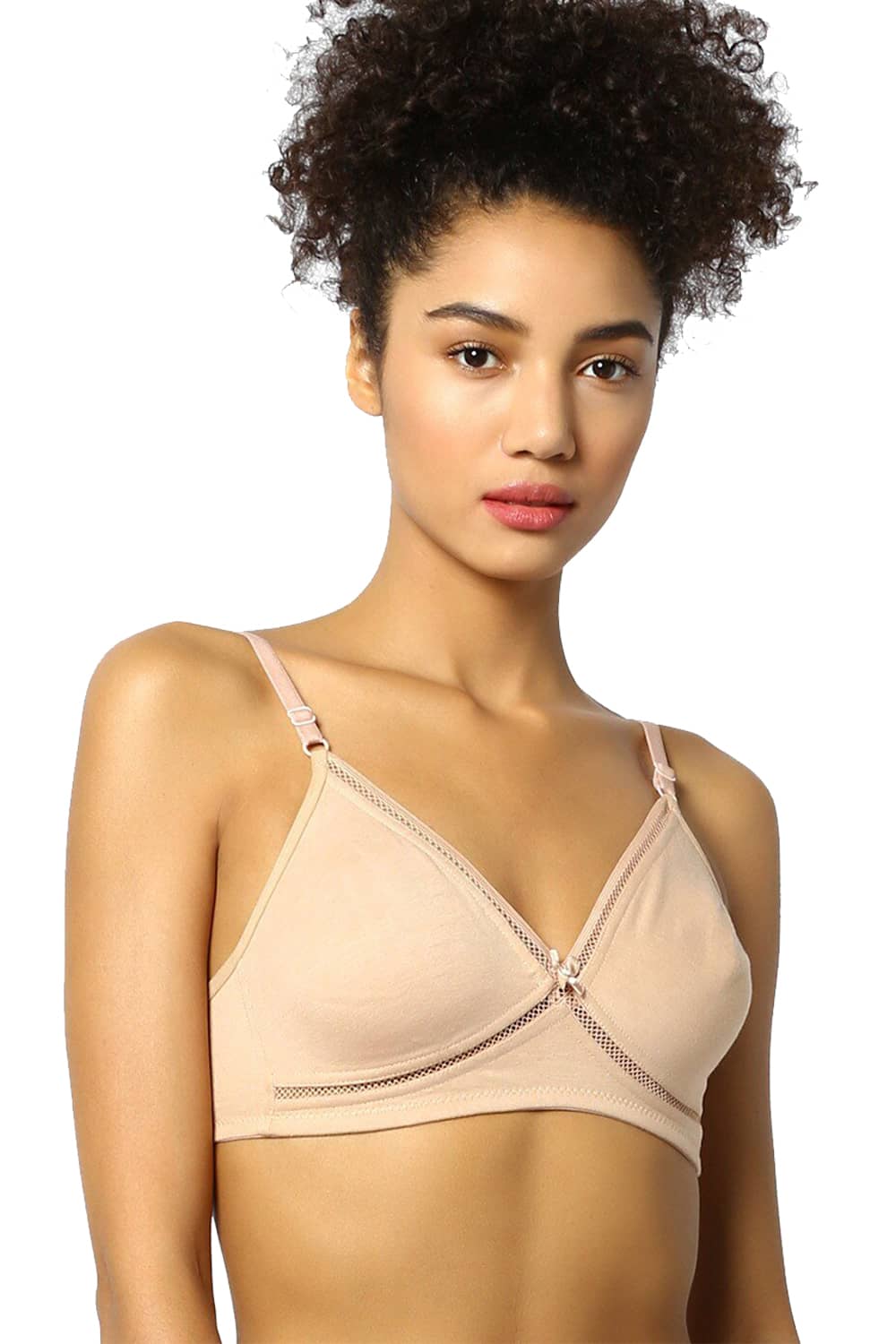 Cotton On cross over padded cotton bralet
