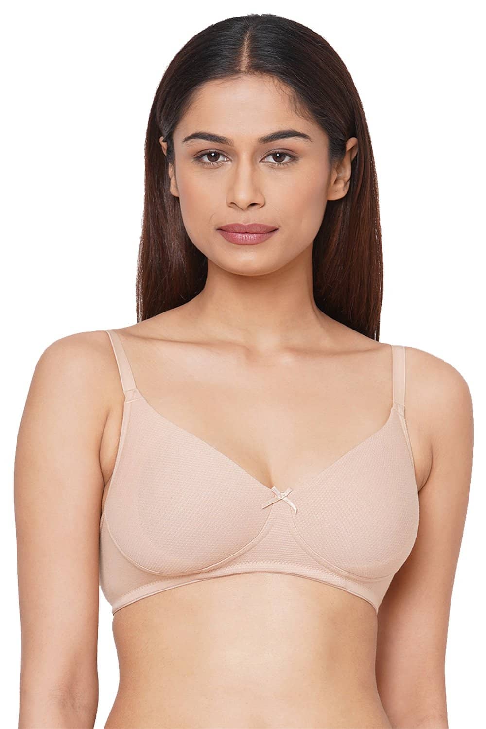Organic Cotton Antimicrobial Seamless Everyday Bra-ISB084-Skin Popcorn-