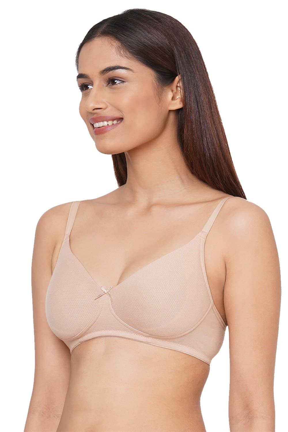 Organic Cotton Antimicrobial Seamless Everyday Bra-ISB084-Skin Popcorn-