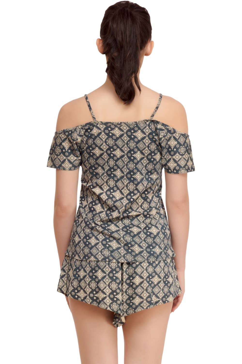 Organic Cotton Antimicrobial Women's Sleep PJ Top-ISL003-