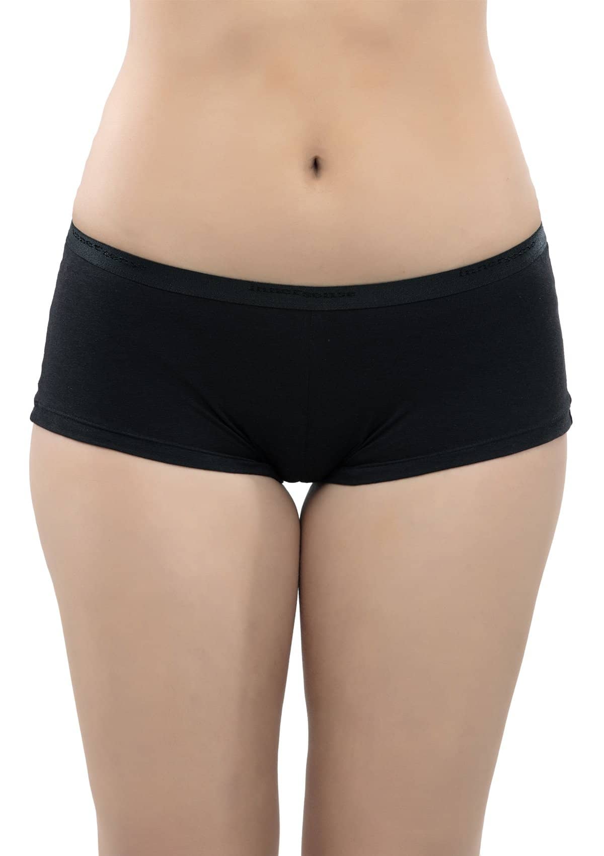Organic Cotton Antimicrobial Little Black Undies kit (Pack of 3)-ISPK03-Black-
