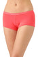 Organic Cotton Antimicrobial BoyShorts (Pack Of 2)-ISP038-Black_Bright Pink-