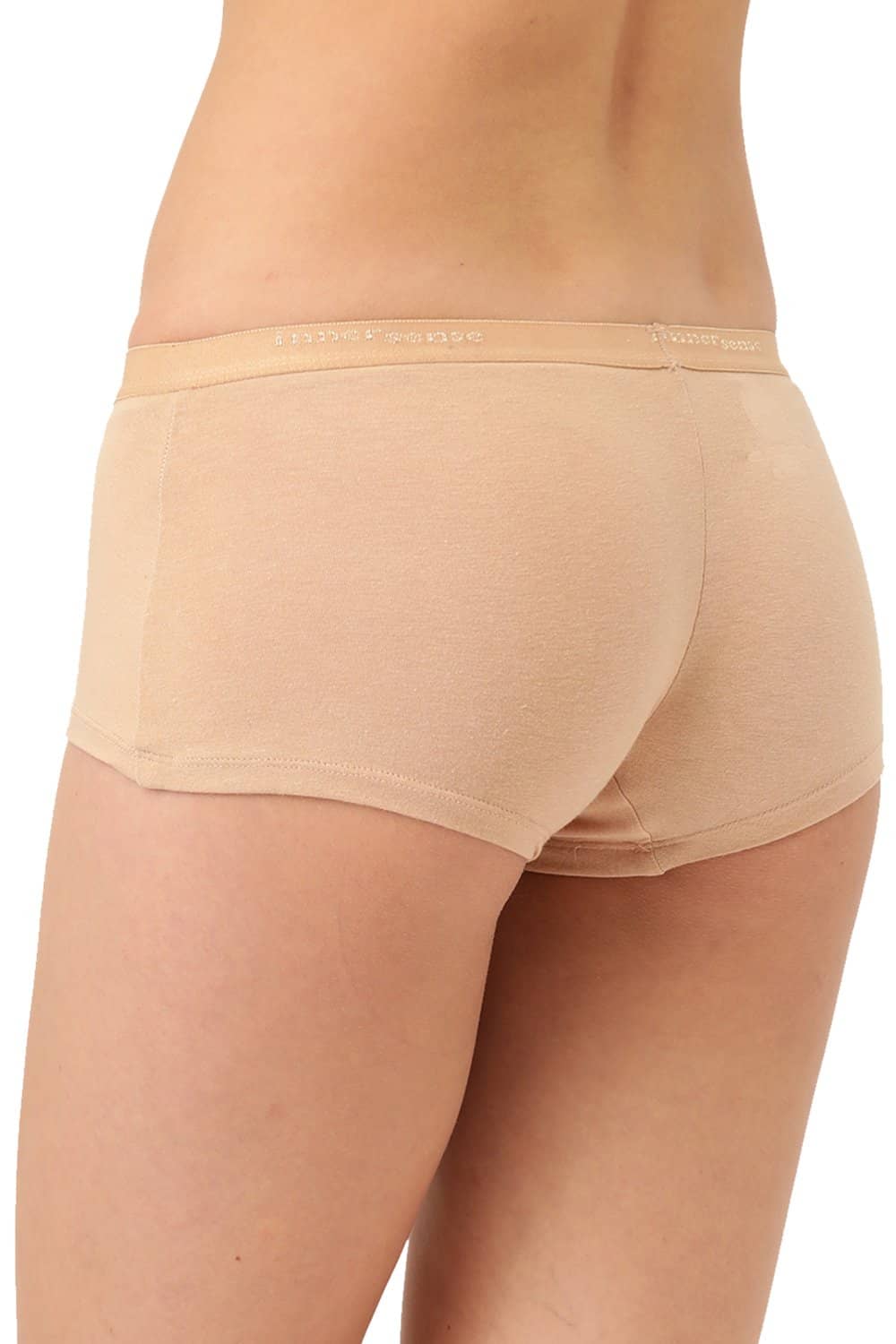 Organic Cotton Antimicrobial BoyShorts (Pack Of 2)-ISP038-Skin_Skin-