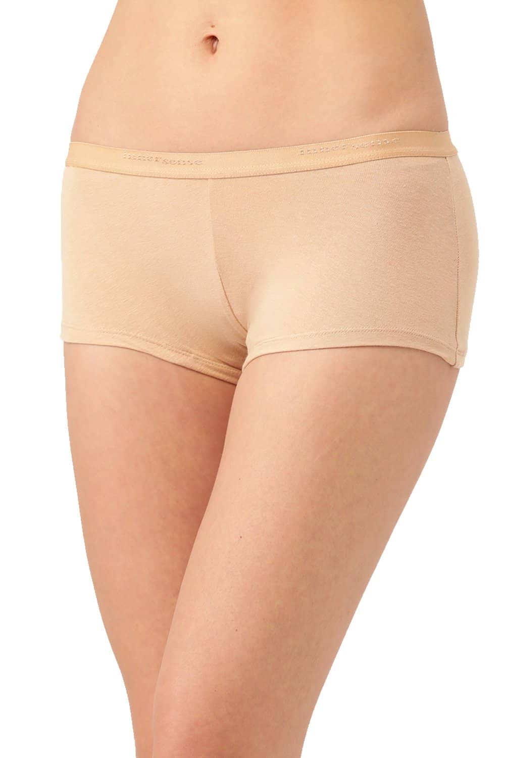 Organic Cotton Antimicrobial BoyShorts (Pack Of 2)-ISP038-Skin_Skin-