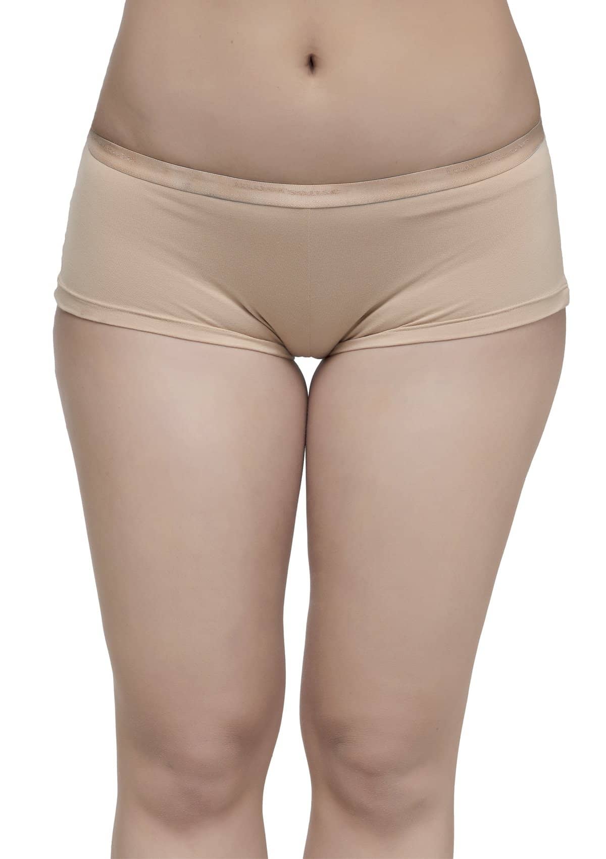 Organic Cotton Antimicrobial Zero Peek Undies Kit (Pack of 4)-ISPK01-Skin-