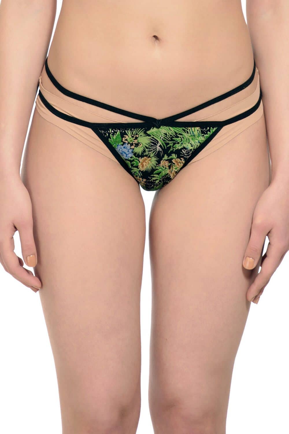 Organic Cotton Antimicrobial Thong (Pack Of 5)-ISP055_5-