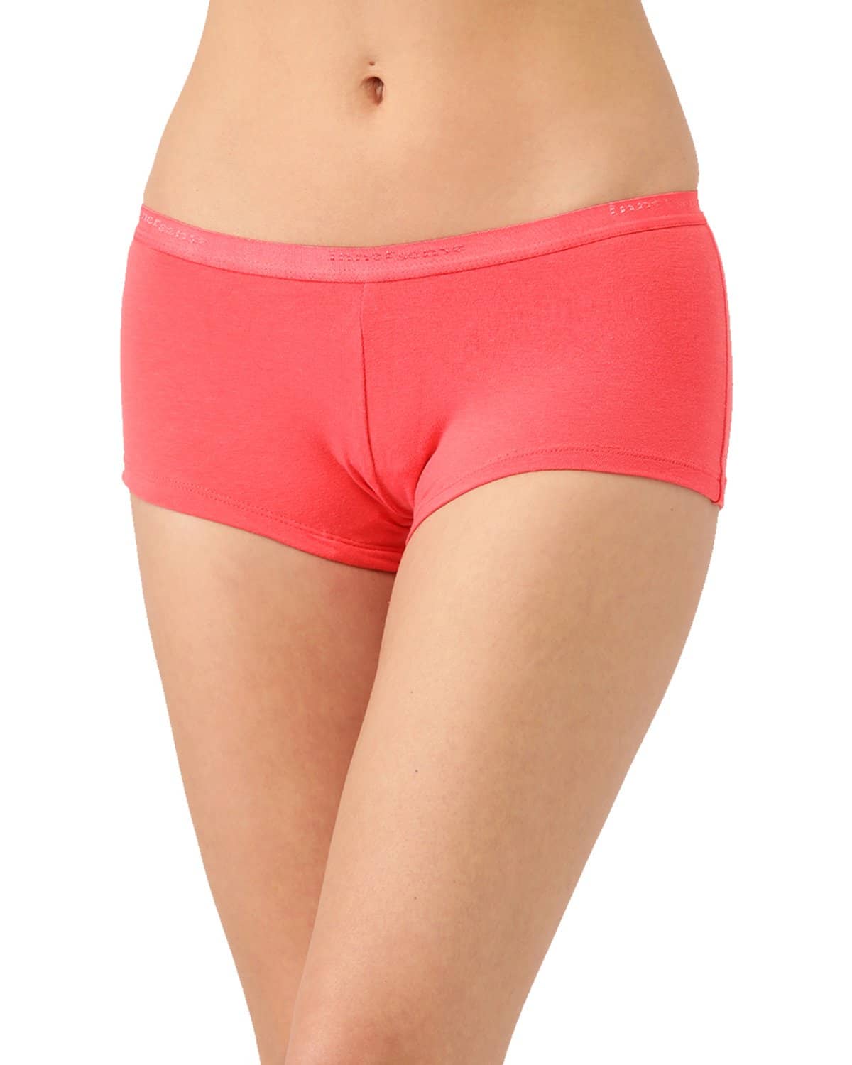 Organic Cotton Antimicrobial Spunky Pink Undies Kit (Pack of 3)-ISPK02-Pink-