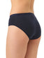 Organic Cotton Antimicrobial  High waist Hipster (Pack Of 3 )-ISPC002-Navy Blue-
