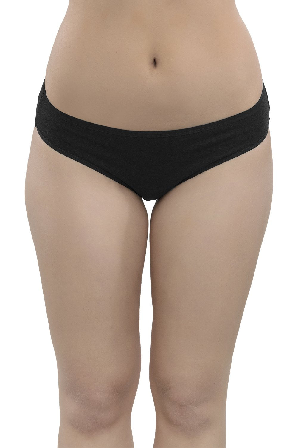 Organic Cotton Antimicrobial Bikini (Pack of 3)-IMPC004-Black-