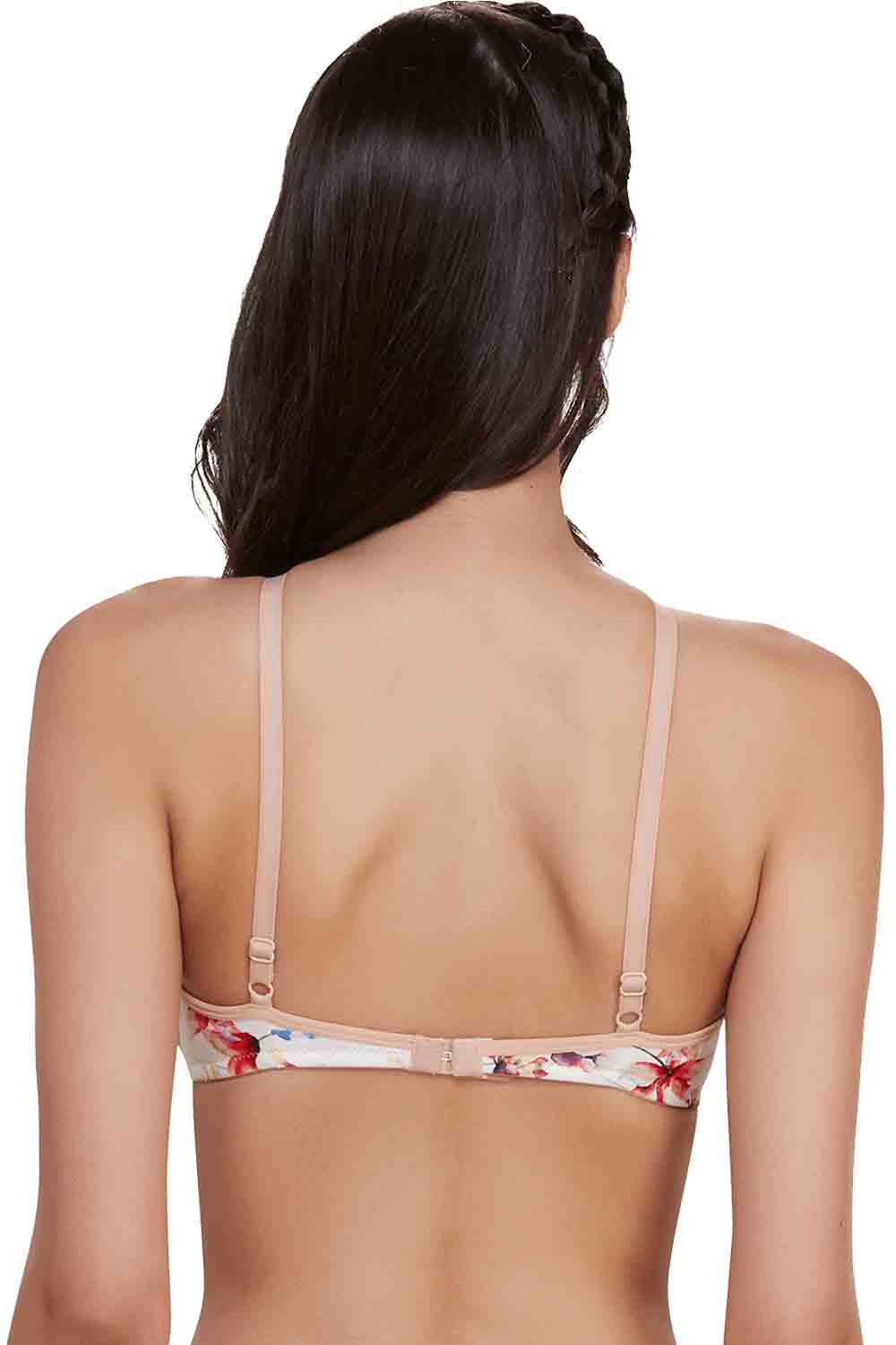 Organic Cotton  Blended Antimicrobial Lightly Padded Non-wired Bralette-ISB089-