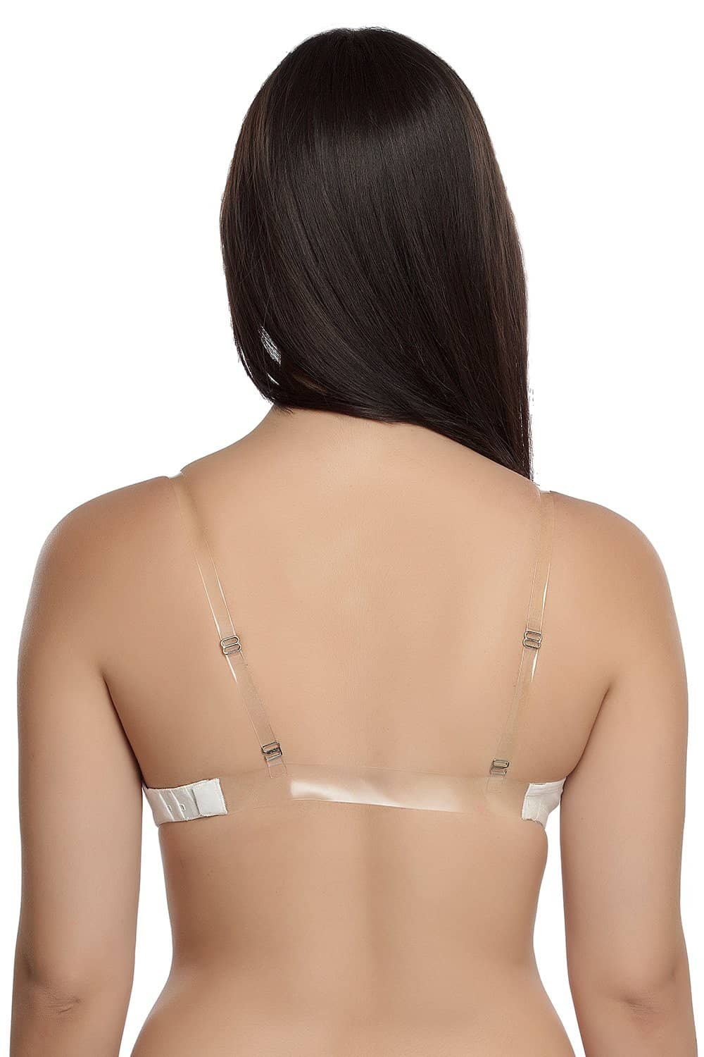 Organic Cotton Antimicrobial Backless Non-Padded Seamless Bra-ISB100-Milky White-