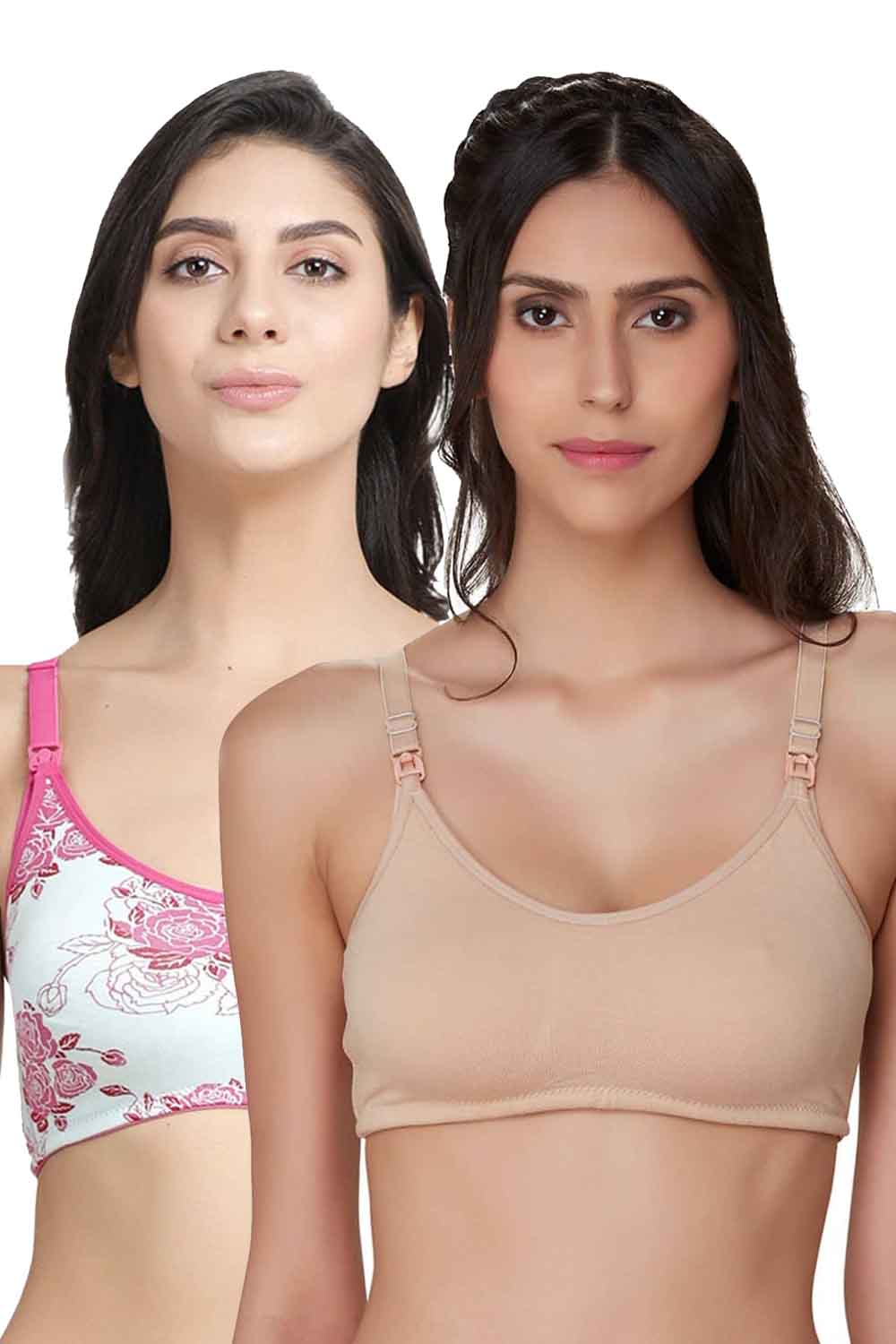 Buy InnerSense Organic Cotton Anti Microbial Padded Bra (Pack Of 3) -  Assorted at Rs.2570 online