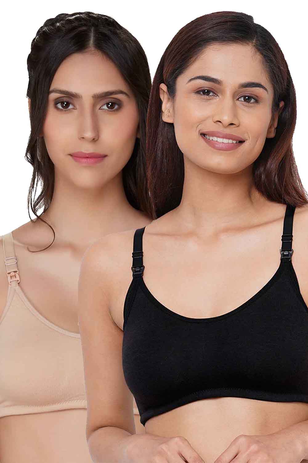 2 Pack Feather Touch T-Shirt Bras
