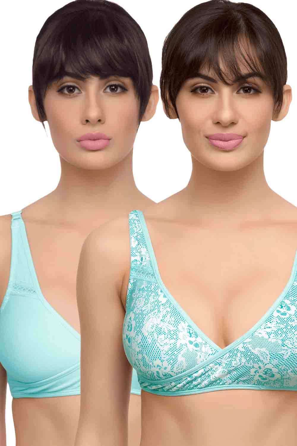 Organic Cotton Antimicrobial Sleeping/Feeding Bra-IMB007C_7D
