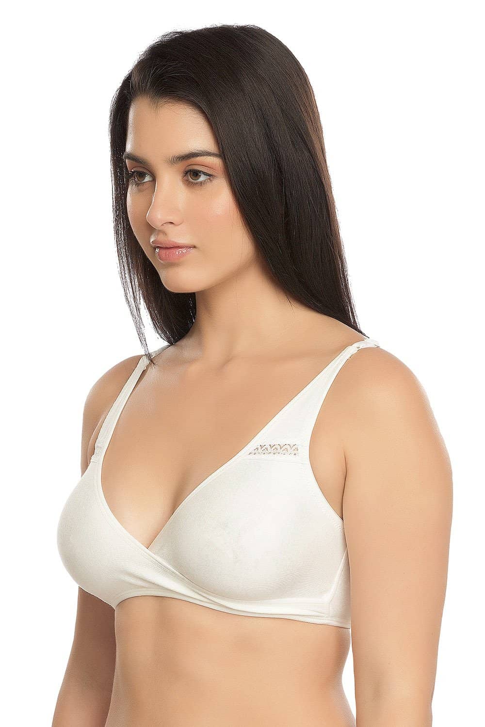 Organic Cotton Antimicrobial Sleeping/Feeding Bra(Pack of 2)-IMB007E_7G-