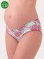 Organic Cotton Antimicrobial Maternity Panty-IMP102-Pink Floral Print_Pink Floral Print-