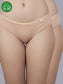 Inner Sense Women Bamboo Medium-Rise Pack of 2 Bikini Briefs-ISPB201-Skin_Skin