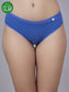 Inner Sense Women Bamboo Medium-Rise Bikini Briefs-ISP039-Snokal Blue