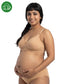 Organic Cotton Antimicrobial Padded Nonwired Feeding Bra-IMB009B