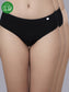 Inner Sense Women Bamboo Medium-Rise Pack of 3 Bikini Briefs-ISPB201-Black_Black_Skin-