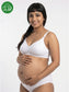 Organic Cotton Antimicrobial Padded NonWired Feeding Bra-IMB009D