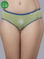 Inner Sense Women Bamboo Medium-Rise Pack of 2 Bikini Briefs-ISPB202-Avocado_Avocado-