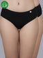 Inner Sense Women Bamboo Medium-Rise Pack of 2 Bikini Briefs-ISPB201-Black_Black