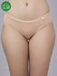 Inner Sense Women Bamboo Medium-Rise Bikini Briefs-ISPB201-Skin