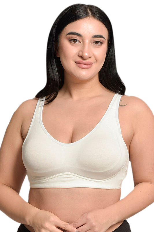 Buy Inner Sense Organic Cotton Bamboo Feeding Bra for Women, Wire-Free,  Full Coverage, Maternity Bra with Removable Pads, Padded Bra for Baby  Breastfeeding