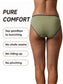 Inner Sense Women Bamboo Medium-Rise Pack of 3 Bikini Briefs-ISPB202-3Avocado-