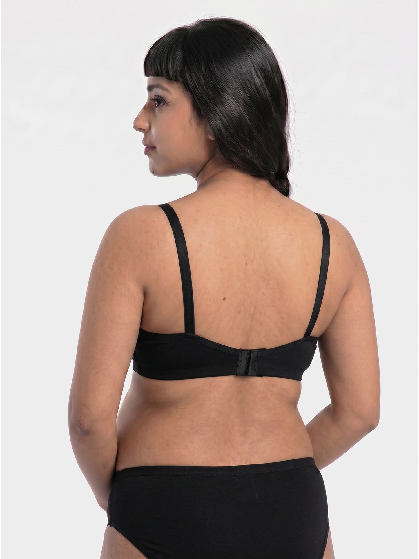 Organic Cotton Antimicrobial Padded Nonwired Feeding Bra-IMB009C