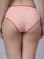 Inner Sense Women Bamboo Medium-Rise Pack of 2 Bikini Briefs-ISP040-Pointsetia_Peachy Pink