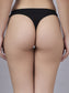 Inner Sense Women Bamboo Pack of 3 Thong Briefs-ISPB205-Skin_Skin_Black