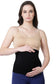 Bamboo Fiber Gathered Side Maternity Belly Band-ISMB002-Anthracite-
