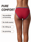 Inner Sense Women Bamboo Medium-Rise Pack of 3 Bikini Briefs-ISP040-3Pointsetia