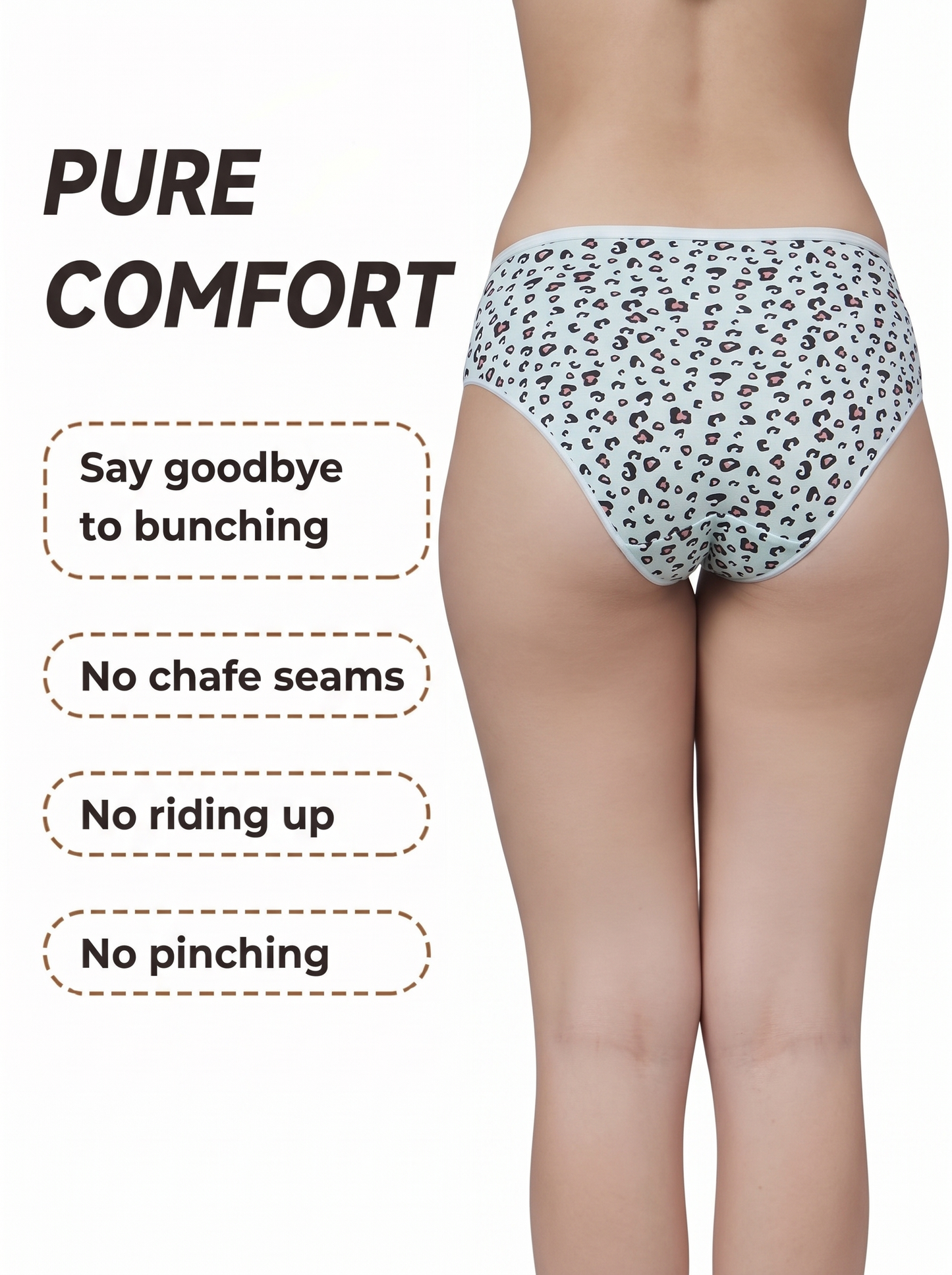 Inner Sense Women Bamboo Medium-Rise Pack of 2 Bikini Briefs-ISPB201-Aqua_pinkcheetah