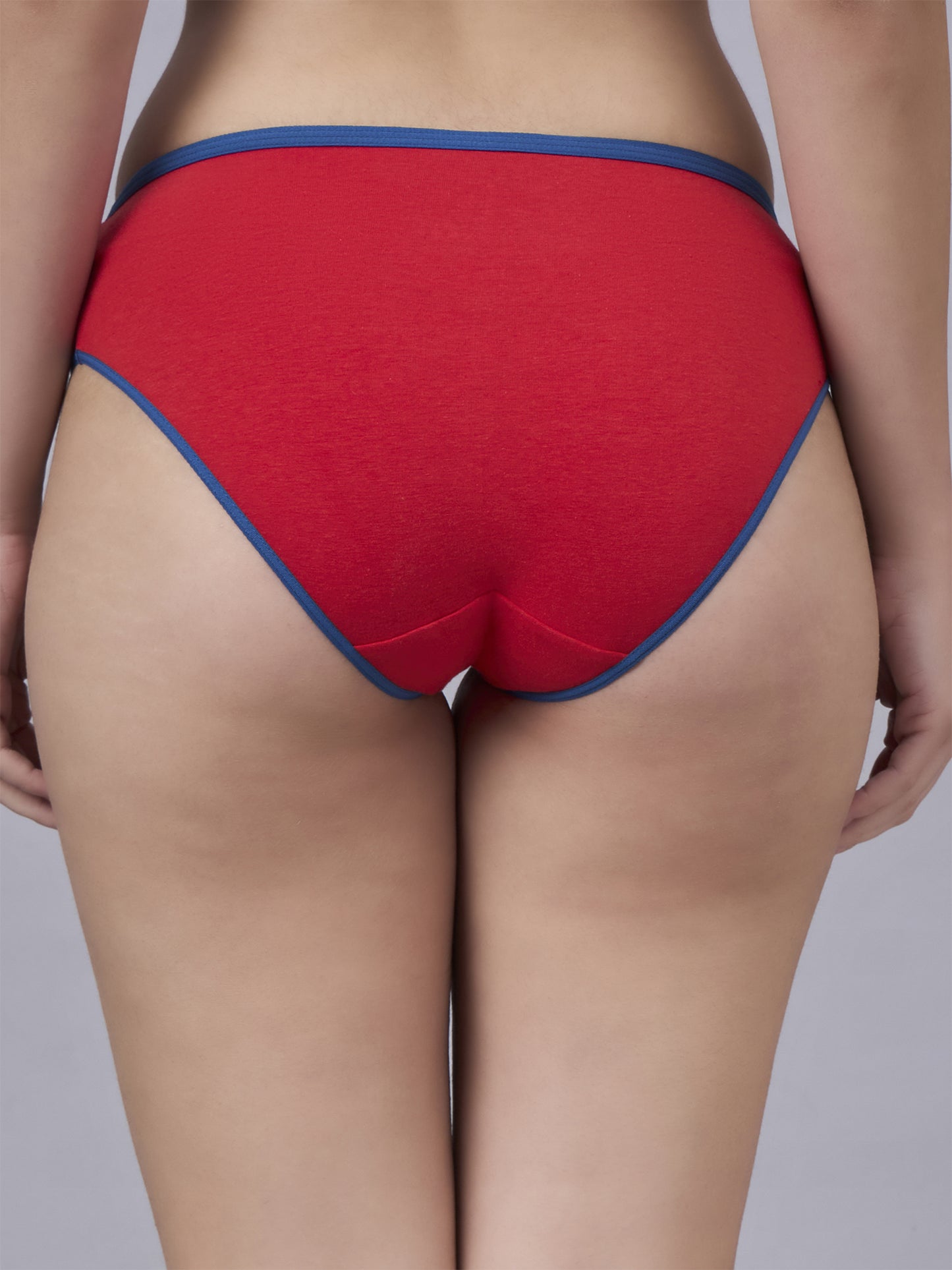 Inner Sense Women Bamboo Medium-Rise Pack of 2 Bikini Briefs-ISP040-Pointsetia_Pointsetia