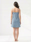 Inner Sense Bamboo Organic Cotton Nightdress-ISL065-Aqua Print