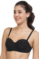 Organic Cotton  Antimicrobial Padded Strapless and Backless Bra-ISB120-Black
