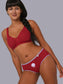 Women Bamboo Medium-Rise Bikini Briefs-ISPB202-Maroon_Maroon