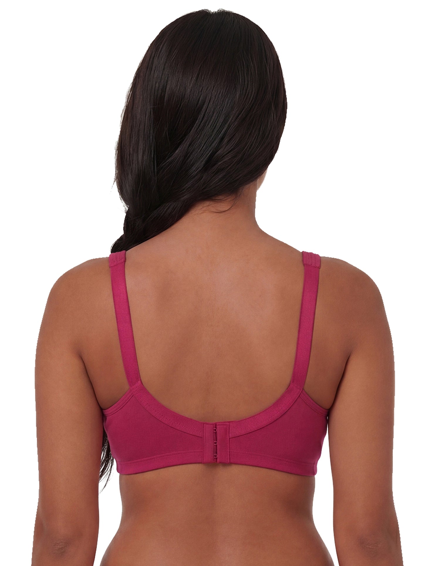 Inner Sense Women Bamboo Cotton Non-Wired Non Padded Bra-ISB057-Maroon