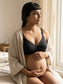Organic Cotton Antimicrobial Padded Nonwired Feeding Bra-IMB009C